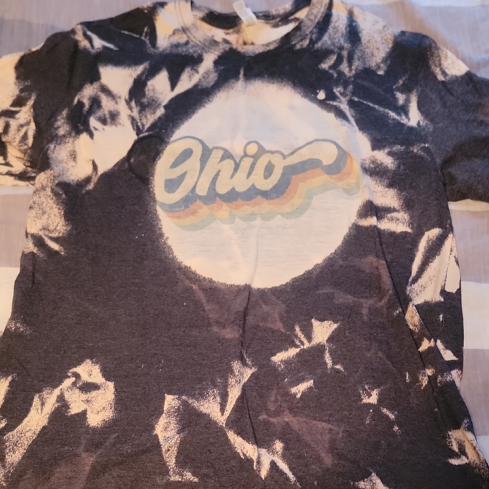 Fruit of the Loom Ohio Graphic Tee - Black and White
